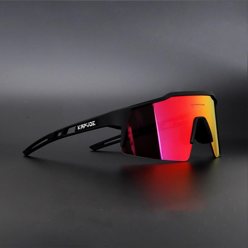 Kapvoe Polarized Cycling Sunglasses Windproof Mountain Bike Sports Glasses