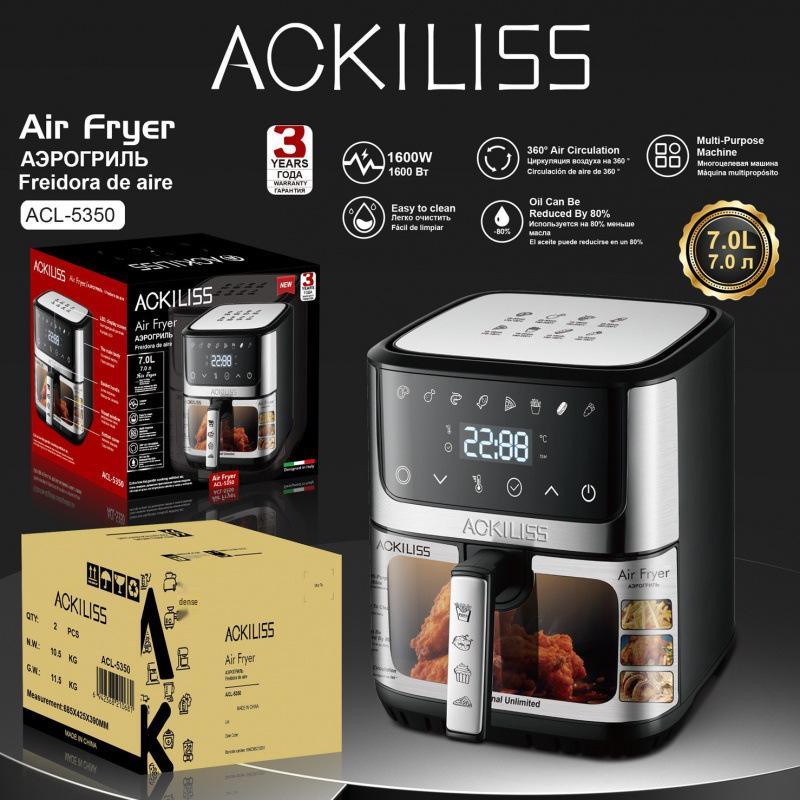 ACKILISS 7L European Standard Smart Touchscreen Multifunctional Air Fryer