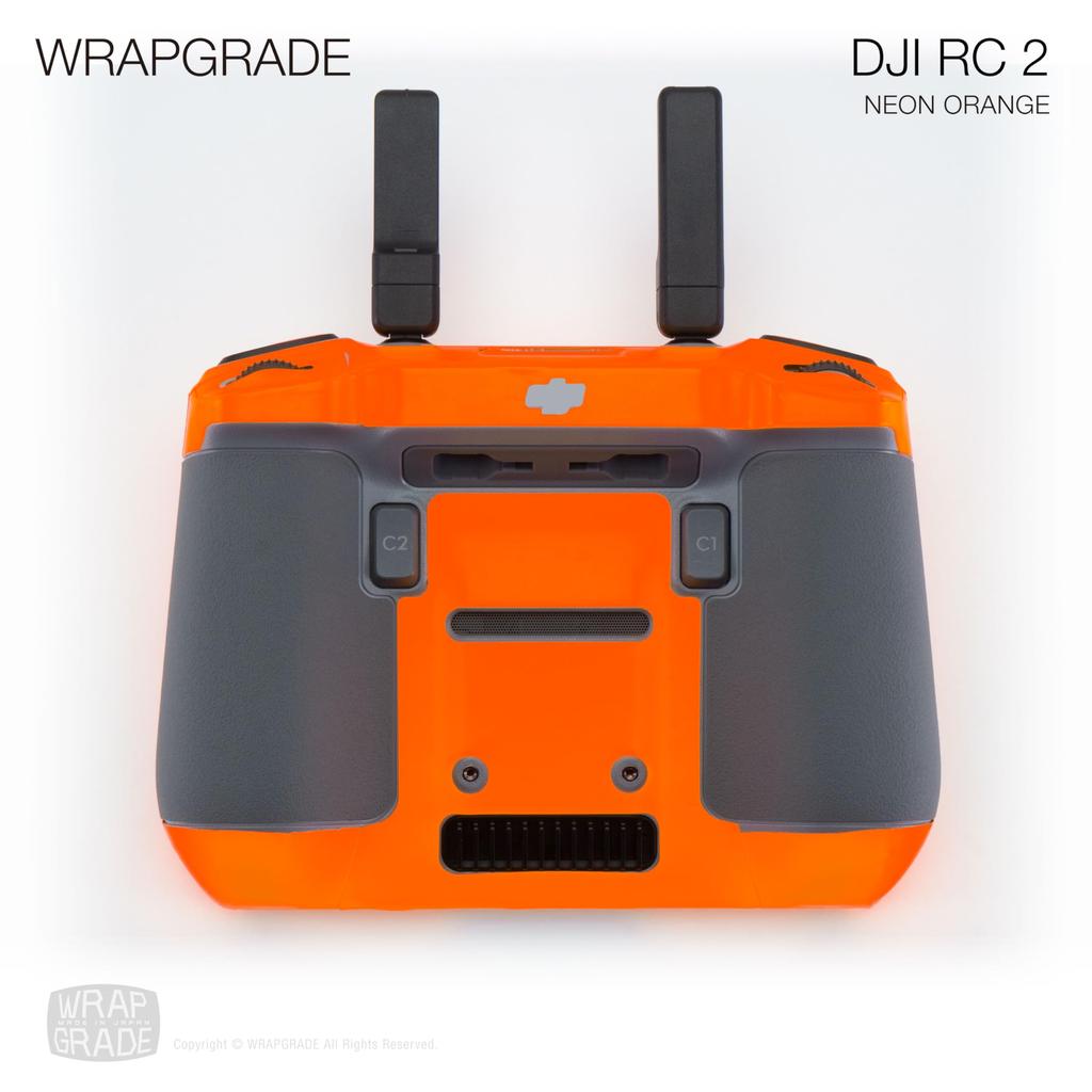 Pellicola WRAPGRADE per DJI RC 2 (Arancione neon)