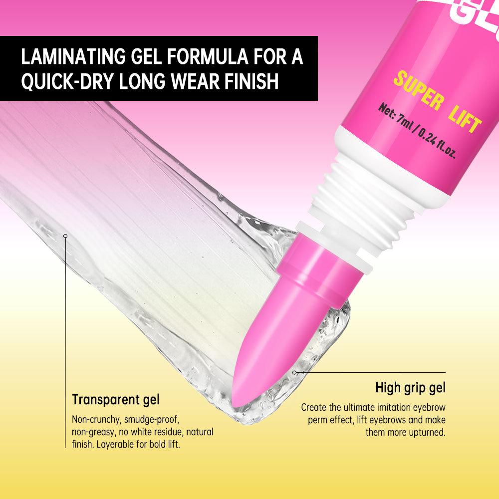 Eyebrow Shaping Gel Transparent Waterproof Eyebrow Shaping Gel Natural Long Lasting 3D Eyebrow Enhancers