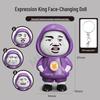 La Bu Face-Changing Doll Keychain: Trendy Cartoon Gift & Creative Decompression Toy Pendant