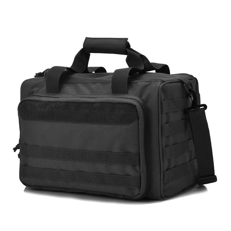 600D Waterproof Air Gun Shooting Pistol Storage Bag Tactical Range Bag Molle System Hunting Accessories Tool Sling Bag