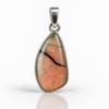Natural Opal Pendant Multicolor Fancy 28.45 Ct 925 Sterling Silver October Birthday Birthstone