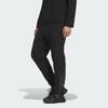 Adidas Wind Bonded Fleece Open Hem Reflective Striped Casual Pants Men Bottoms Black KA1301