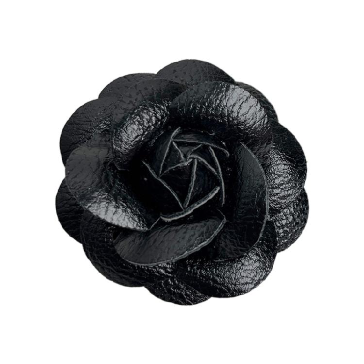 Pin de rever Camelia Piele PU Floare Formă Broșă Accesoriu Ornament