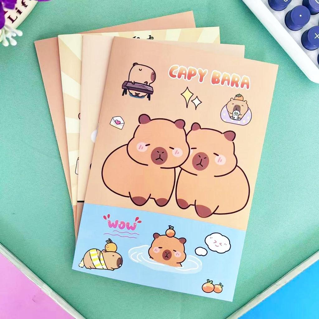 Capybara 32K Cute Cartoon Learning Notebook for Kids