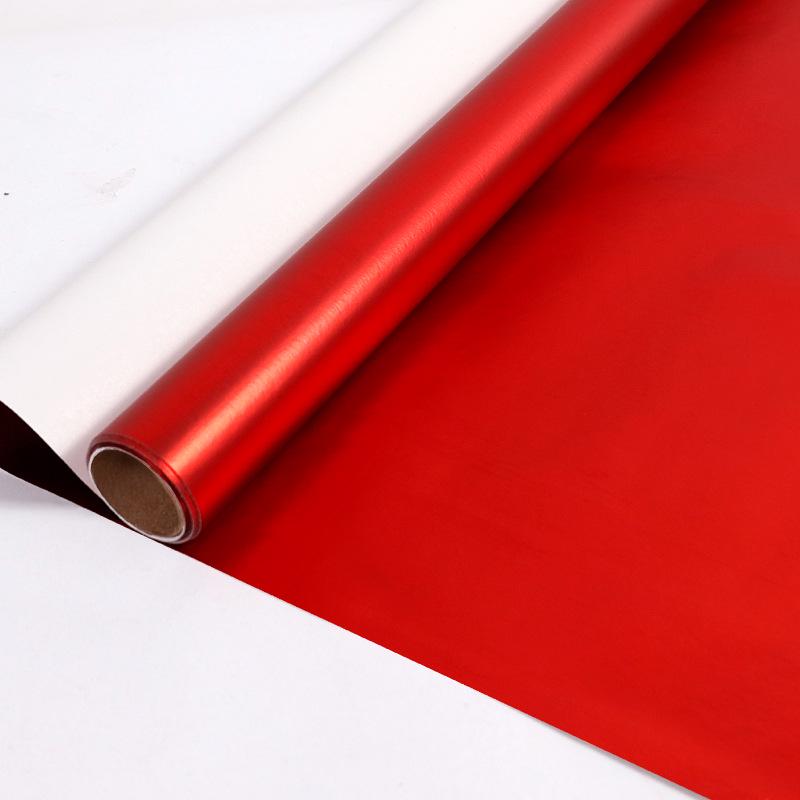 High-Grade Red Hot Stamping Star Christmas Gift Wrapping Paper - DIY Light Luxury