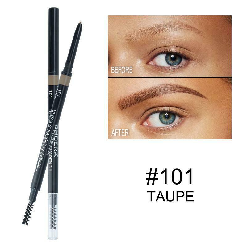 Double Ended Eyebrow Pencil Ultra Thin Lasting Waterproof Eyebrow Pen