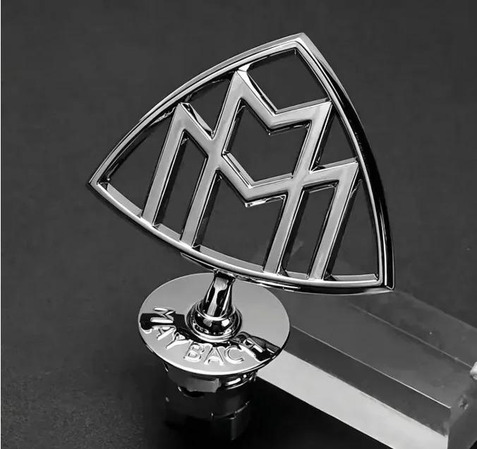 CSA1 AAA Chrome Star Emblem Logo Front Hood Ornament for Mercedes Benz AMG Models W204 W205 W203 W211 W212 W213 W201 W210