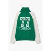 Studio Tomboy Back Big Logo Baseball Zip Up Cardigan 9105451107 