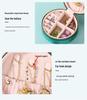 Round Velvet Stud Earrings Box – Anti-Oxidation Jewelry Storage for Earrings and Rings