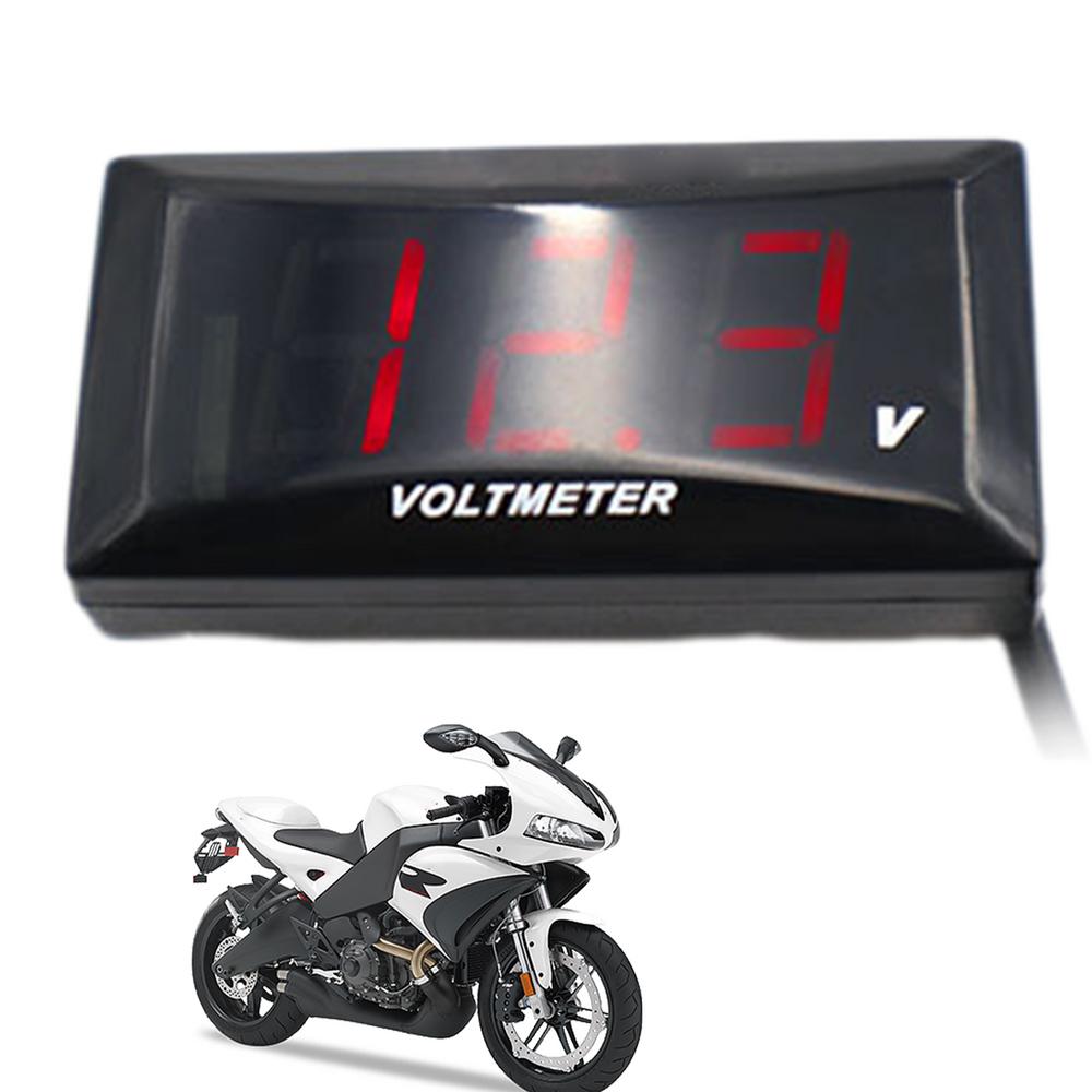 Battery Voltage Meter Voltmeter Digital DC 12-150V LED Motorcycle Display Screen Waterproof Square Panel Car Battery Voltage