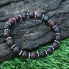 8mm Natural Iron Tiger Eye Gemstone Beads Jewelry Handmade Charm Bracelet 7.5" For Anniversary Gift CSB-29