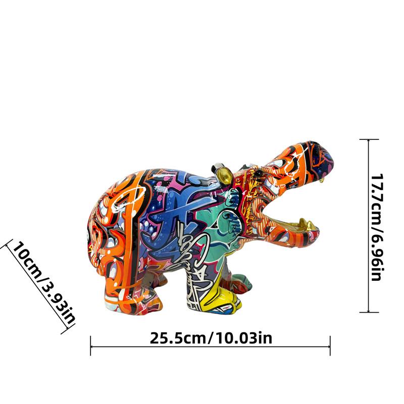 Creative Graffiti Art Gorilla Sculpture, Living Room Bookshelf Decoration Animal Statue, Resin Crafts, Modern Home Decoration