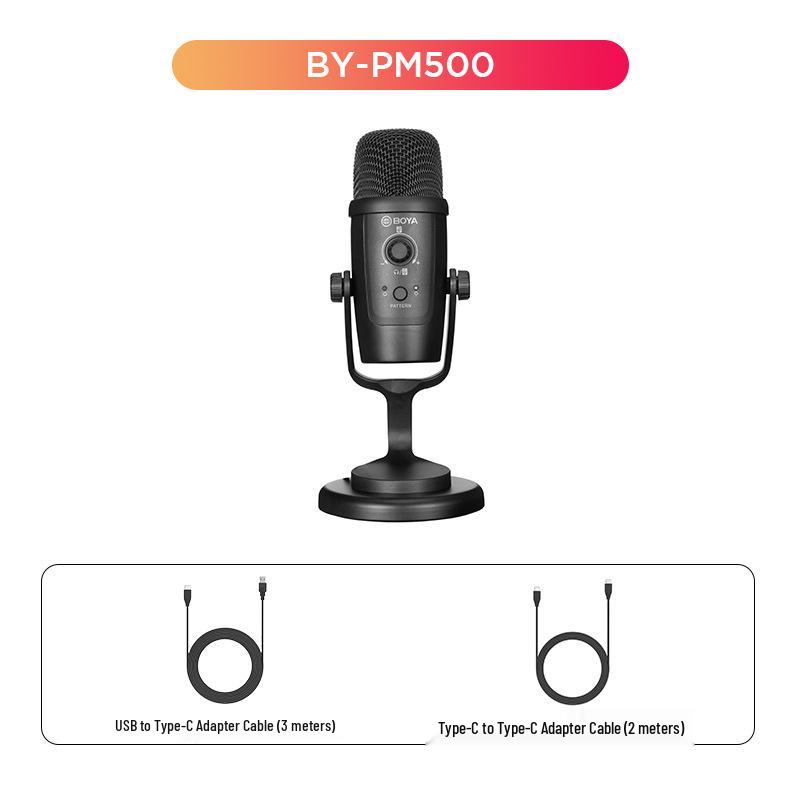 

BOYA PM500 USB Desktop Condenser Microphone for Laptop and Live Streaming