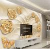 Modern Celestial 3D Mural Flower Jewelry Wallpaper for Living Room Sofa TV Background Wall Paper Home Decor