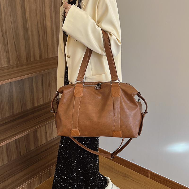 Minimalist Women's Handbag,soft PU Leather Material,large Capacity,solid Color,crossbody Bag,suitable for Travel and Shopping,fashionable Shoulder Bag