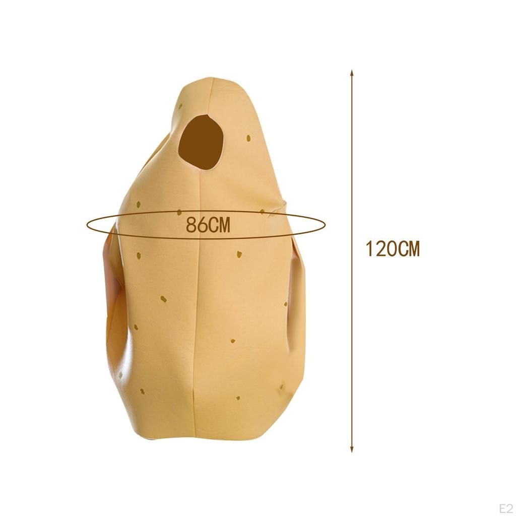 Potato Costume Lovely Outfit Props Jumpsuit for Stage Performance Party Supplies
