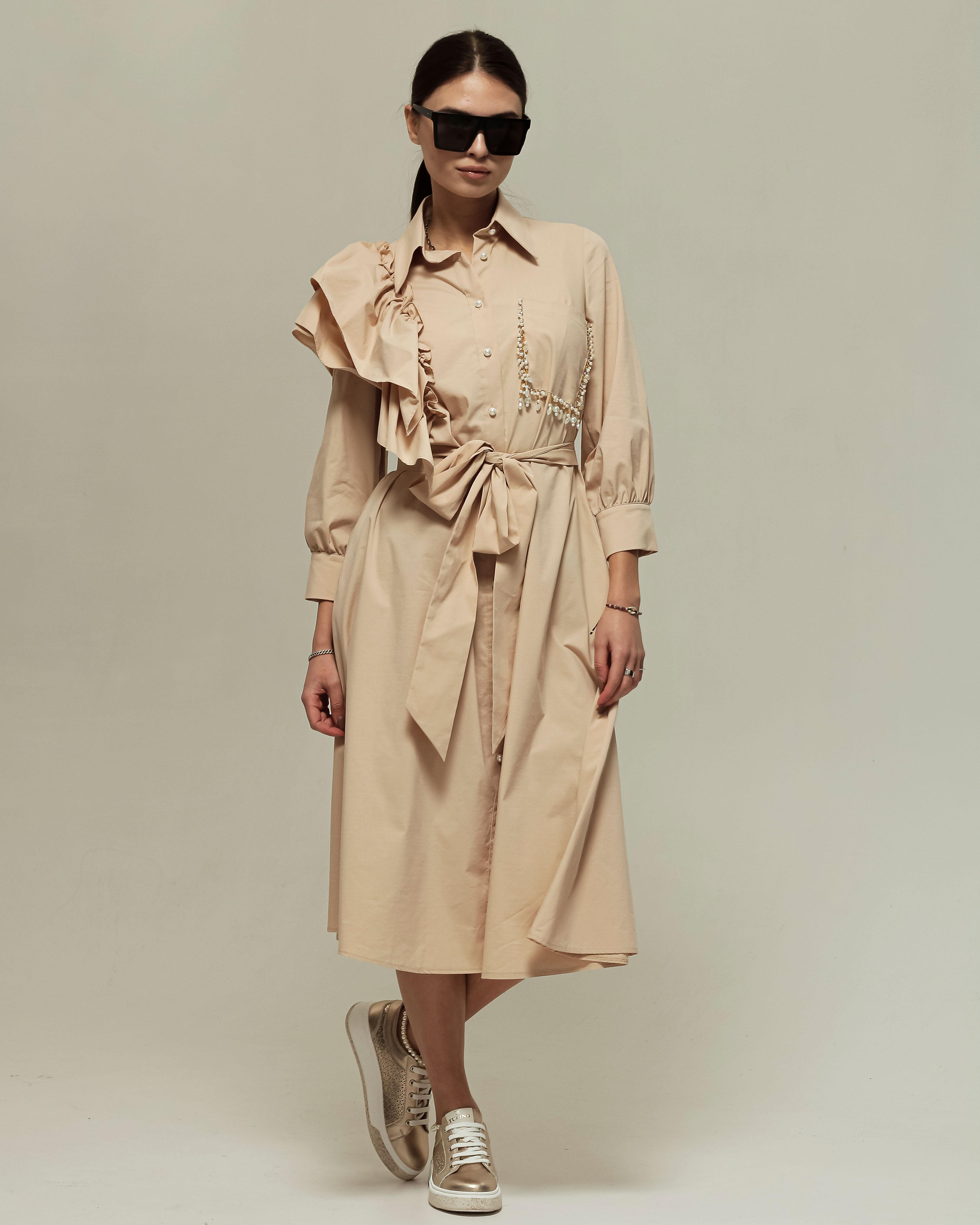 

Сукня Of White 5503 36 бежевий 40 чорний