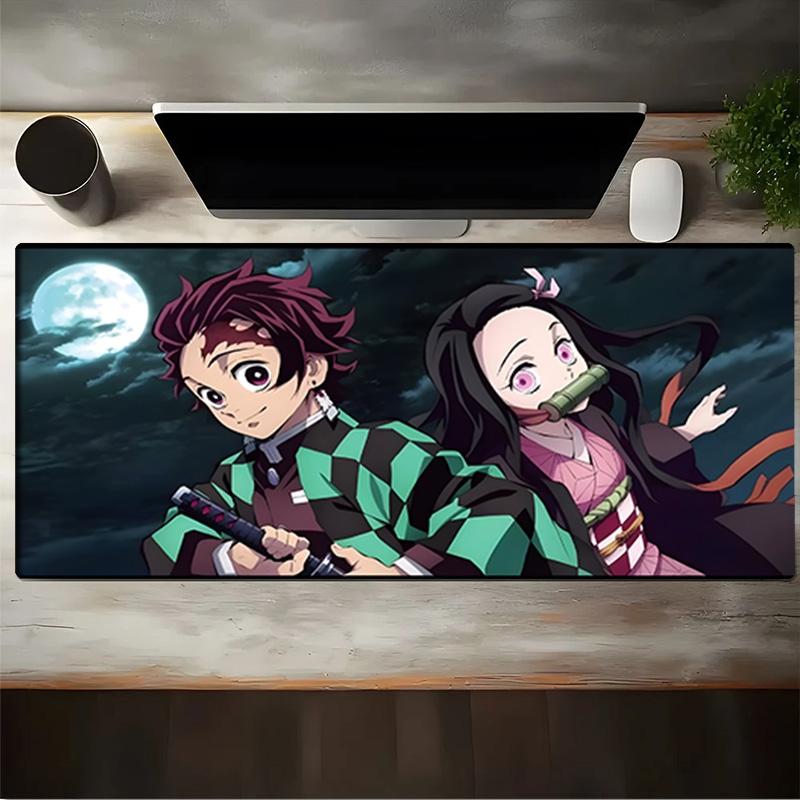 Powerful Demon Anime Mouse pad, Gaming Mouse Pad, keyboard pad, Desk Decor for computer notebook Fan Gift Birthday Gift