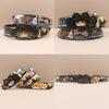 Tiger Claw Rhinestone Buckle Head Smooth Buckle Printed Graffiti Casual Personalized Belt Belt European and American Versatile