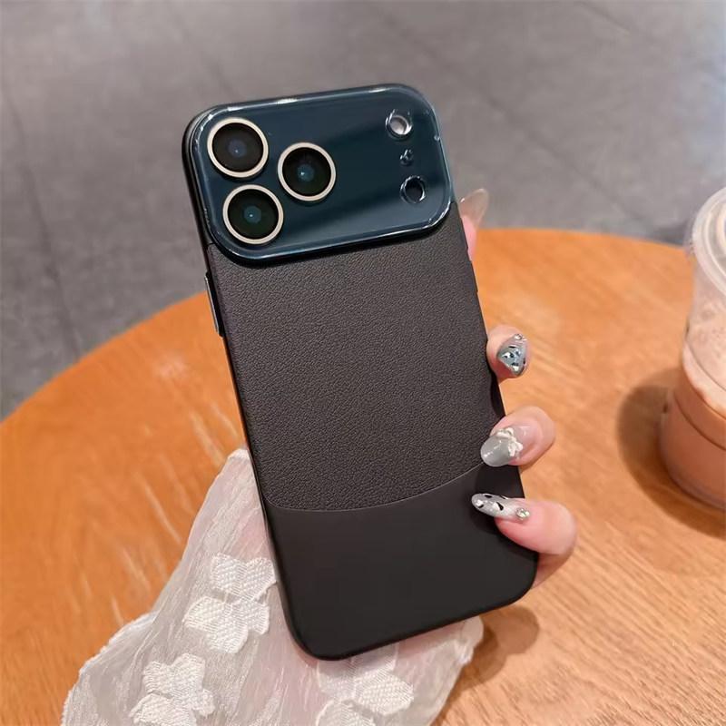 

Leather Lychee Pattern Two-tone Case For iPhone 17 Pro Max 17 Pro Air 16 Plus 15 14 13 12 Pro Max Lens Protects Cover iPhone 17 Pro Max