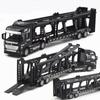 1/48 skala Kinder Spielzeug Große Legierung Transporter Super Truck Pull Back Spielzeug Auto Modell Auto Kinder Geschenk