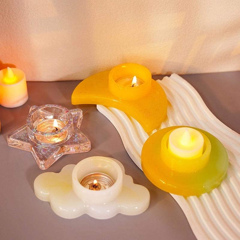 Silicone Resin Molds for Candle Holder Wall Decoration Mould DIY Crafts Unique Epoxy Resin Art Decoration Crafts Mould