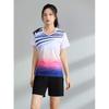 Men Women Badminton Shirts Short Sleeve Breathable Team Training Competition Tops