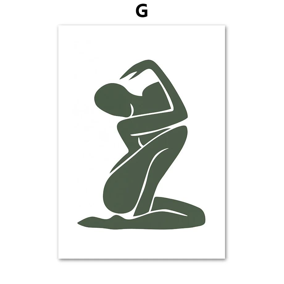 Monstera Plant Leaf Matisse Woman William Posters And Prints Canvas Painting Nordic Wall Art Pictures For Living Room Decor