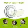 1/2/3/6 шт. Лампа з інфрачервоним датчиком руху PIR, живлення від батарейок, нічник, магнітна інфрачервона настінна лампа, для шафи, сходів(Батарея не входить)