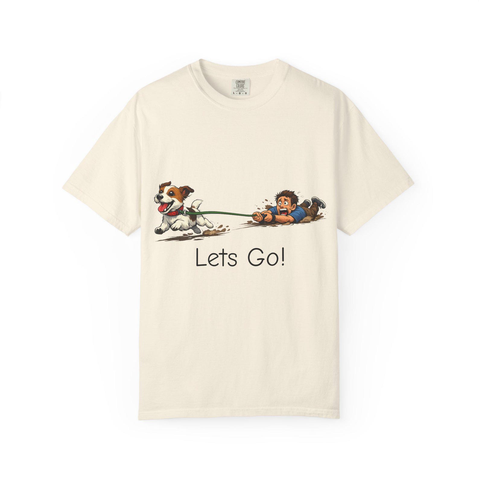 Jack Russell Dog Lover T shirt, Funny Cartoon Dog Tee 3XL