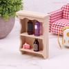 1:12 Puppenhaus Miniatur Hängeschrank Wandregal Aufbewahrungsregal Regal Modellmöbel Wohnzimmer Dekoration Spielzeug