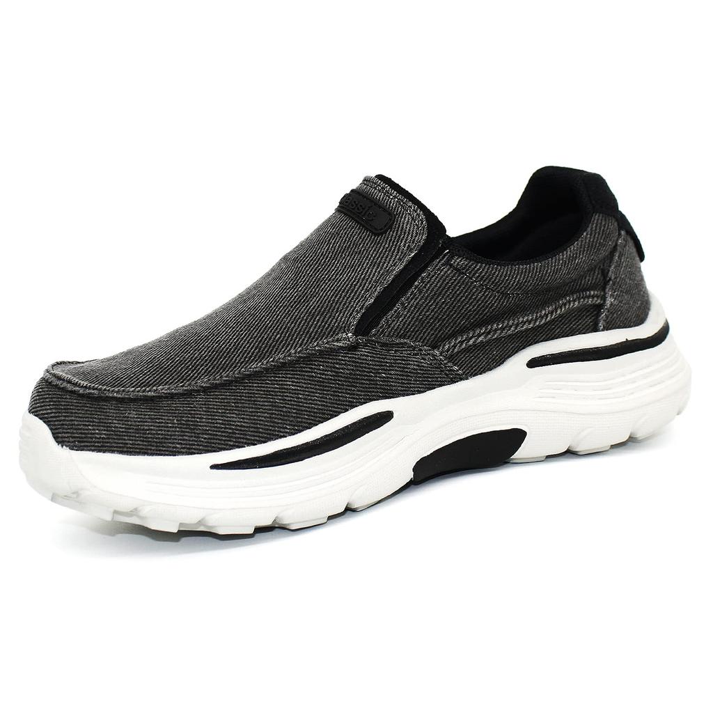 Herren Freizeitschuhe Sneaker Atmungsaktive Canvas Schuhe Herren Outdoor Dicke Sohle Massage Plateau Schuhe Slip On Walking Herren Slipper