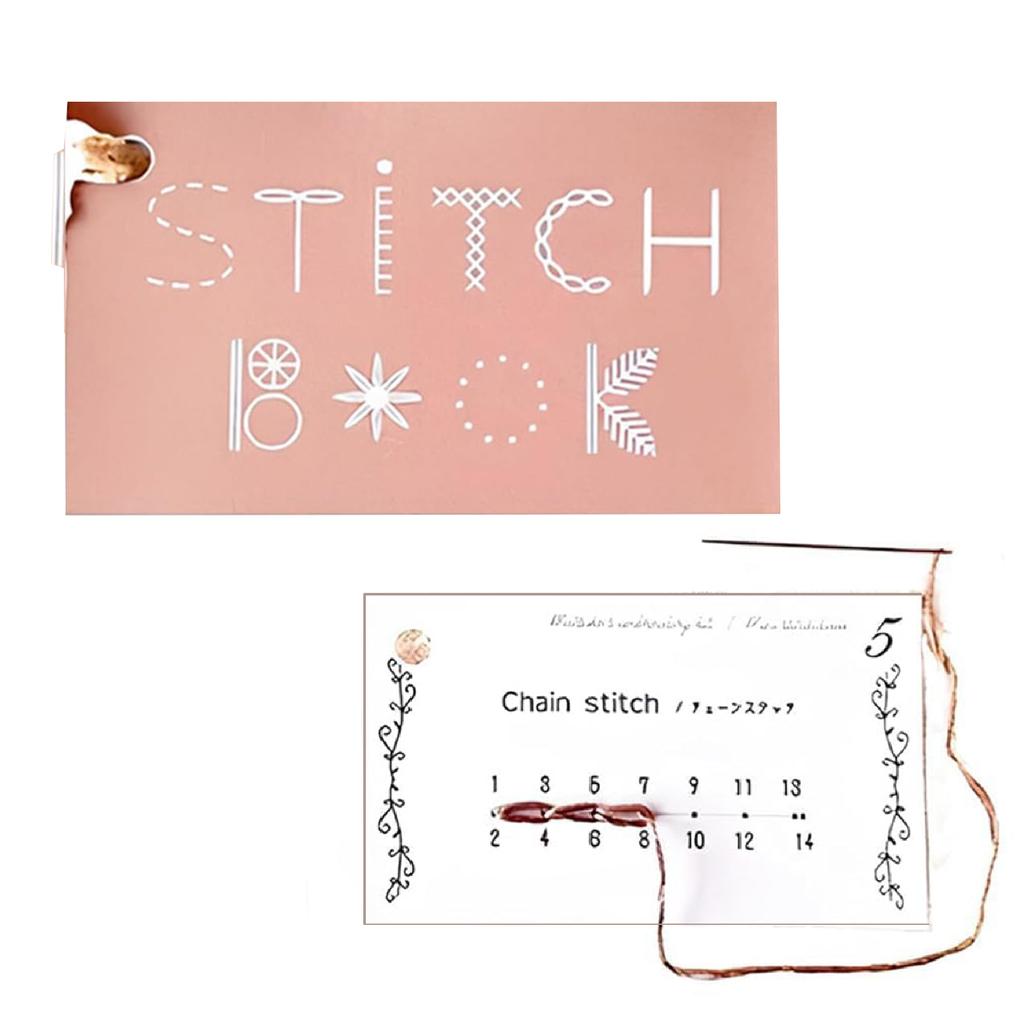 Mini Sewing Book Set Mini Sewing Book Embroidery Portable Travel Sewing Kit for Embroidery and Sewing Enthusiasts