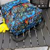 Backpack Men's Graffiti Backpack Senior High School Student Schoolbag