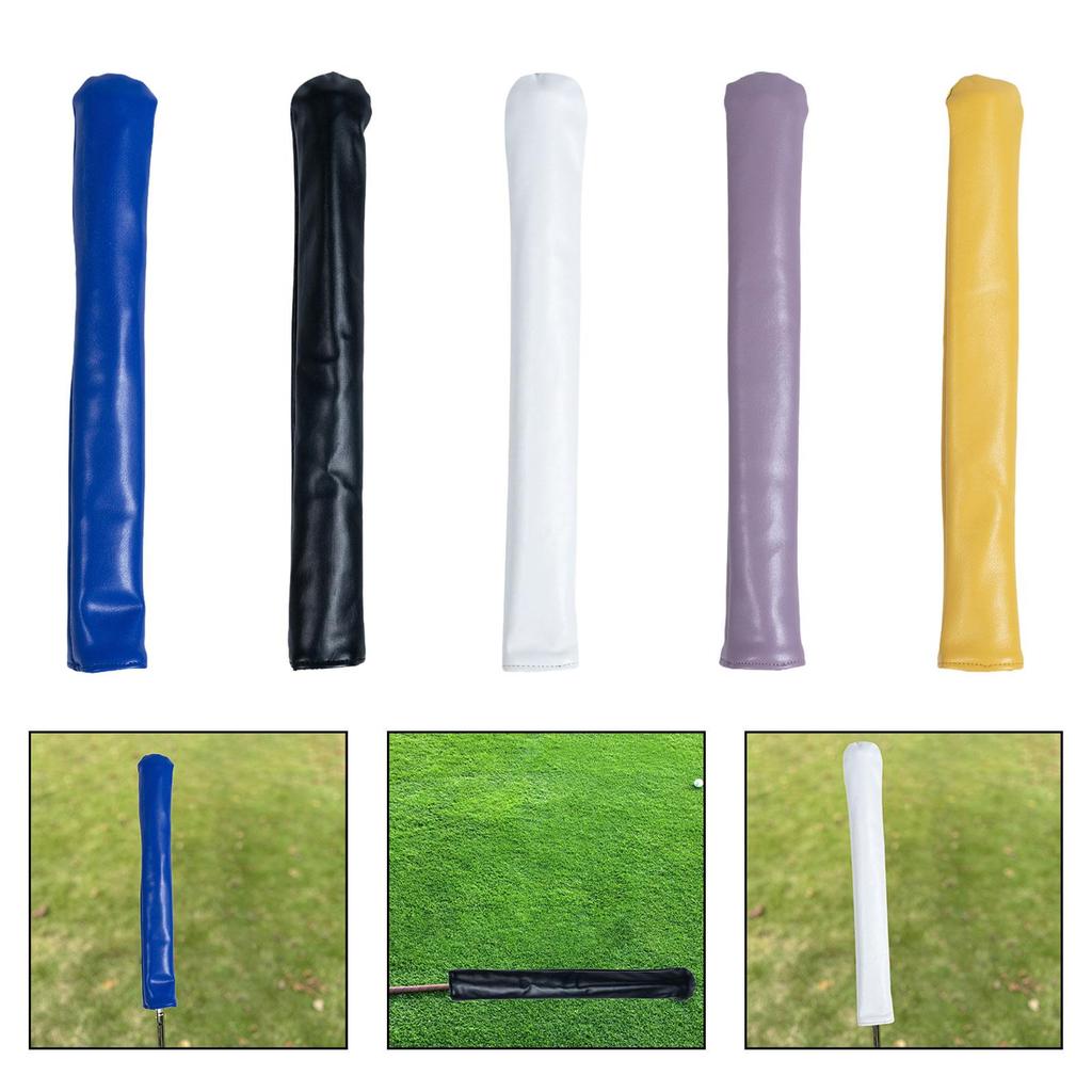 Golf Accessories PU Leather Alignment Stick Cover Waterproof Club Protection Headcover for Golf Clubs