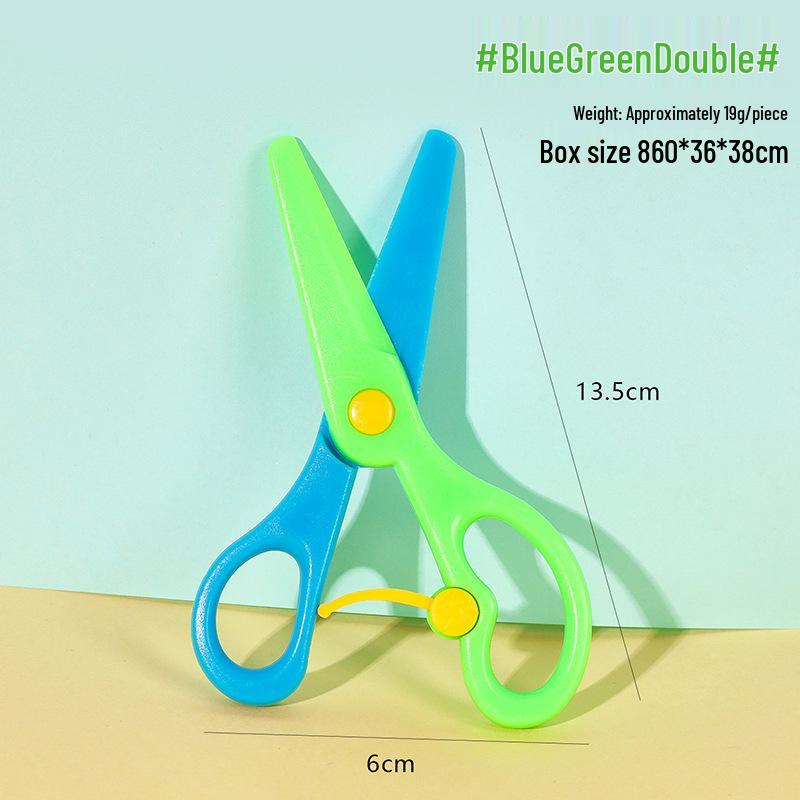 Colorful Safety Scissors for Kids - Anti-Pinch, Crafting & DIY