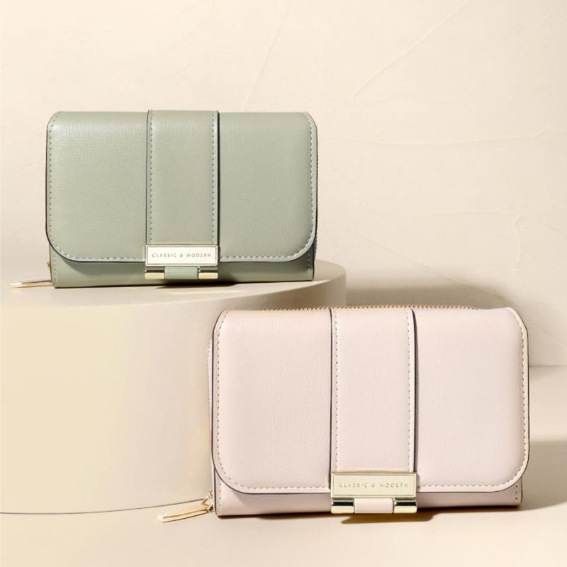 Multifunkční peněženka Módní Všestranná Jednoduchá Roztomilá Univerzální Mince Peněženka Třídílná Karta Držitel Peněženka Vysoká Kvalita