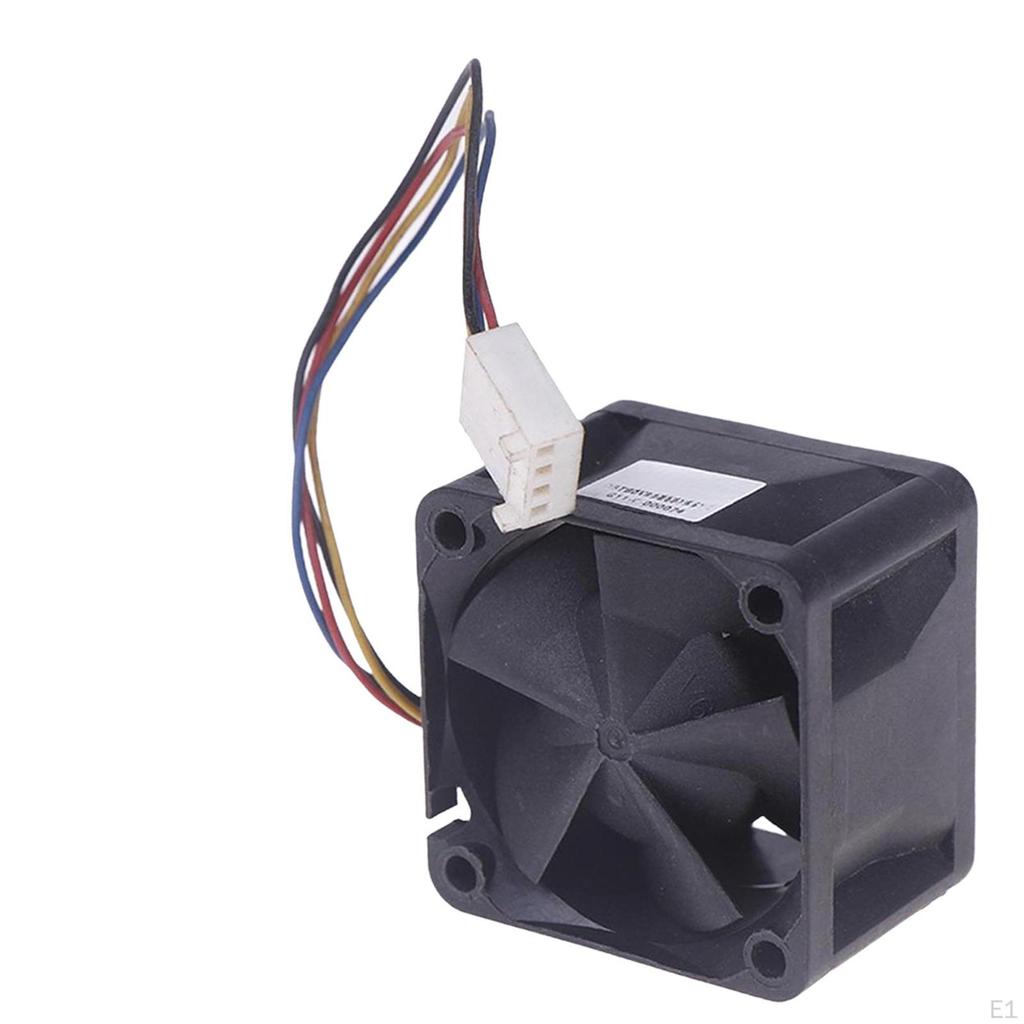 40mm Cooling Fan,Double Ball Bearing 4 Pin Sturdy Easy to Install Lightweight Compact Replacement