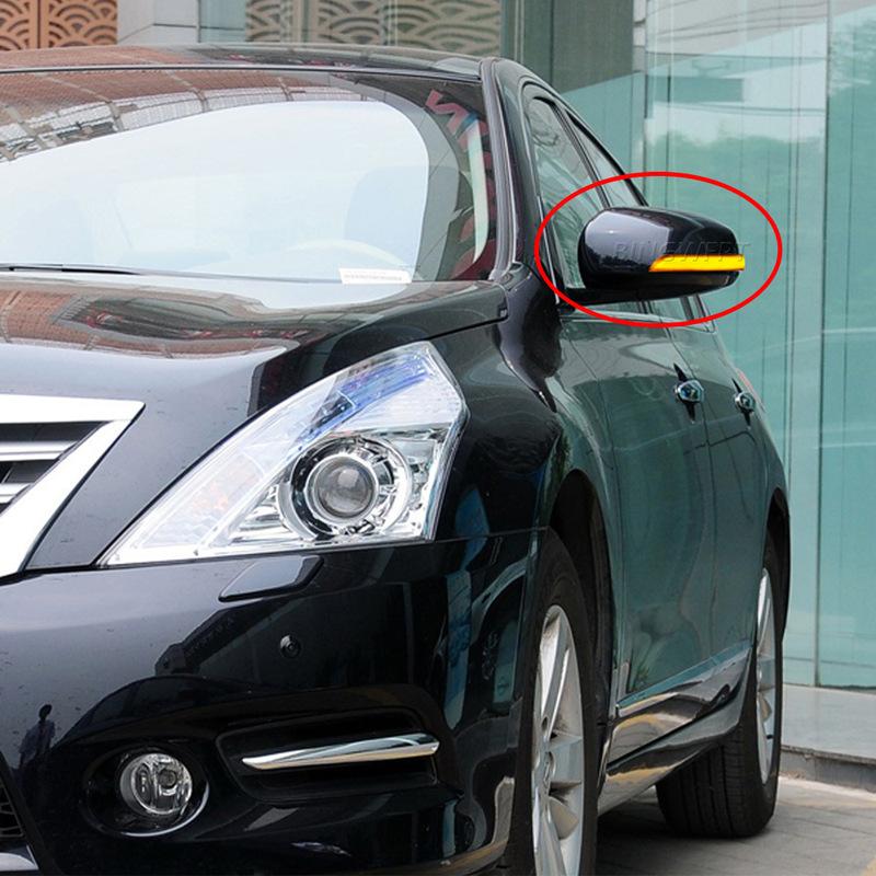 1Pair Side Mirror Indicator Blinker Sequential Light (Left+Right) For Nissan Teana J32 Maxima 2008-2013 Dynamic Turn Signal LED