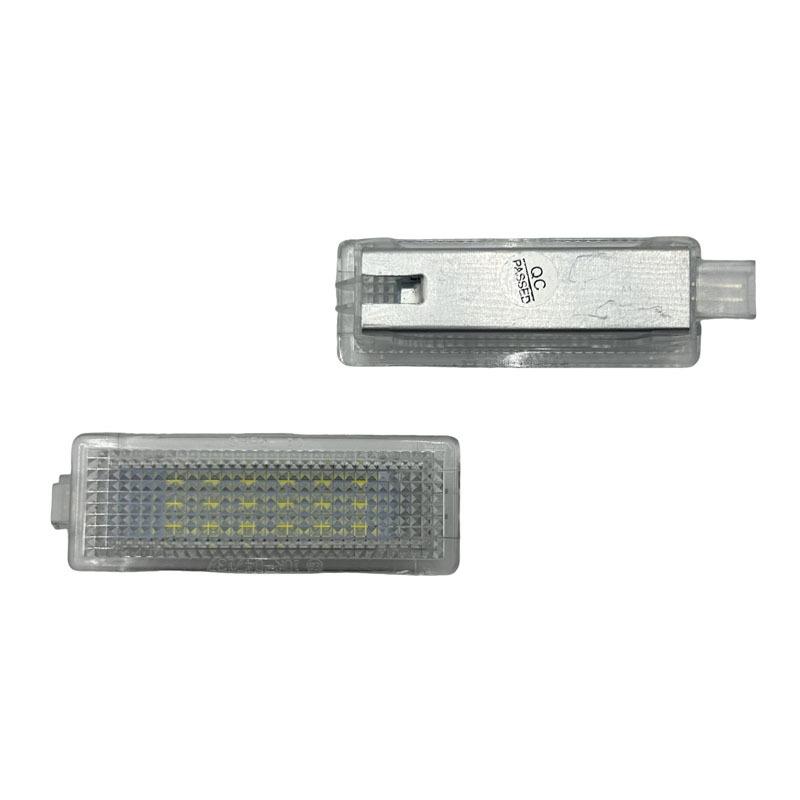 2pcs Car Interior LED Footwell Light Foot Lamp For BMW E90 E91 E92 E60 E65 F10 F20 E87 X5 E70 X3 E83 Compartment Glove Box Lamps