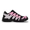SALOMON XA PRO 3D 811 Manufacturing, Cat Paw Sweetheart Low top Outdoor Shoes Unisex Black Pink Silver 491274(Team80-S-BOX)