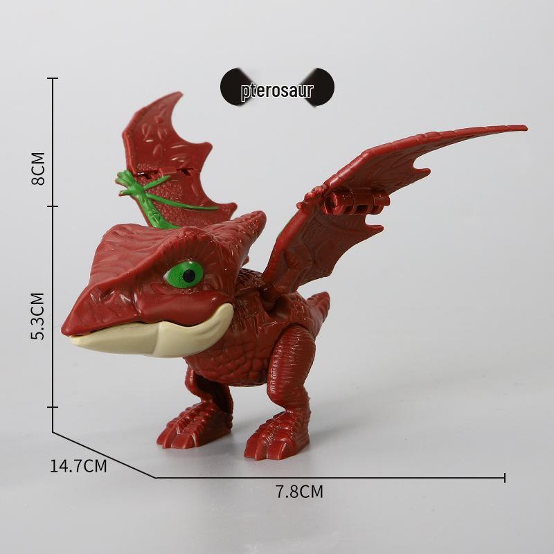 Popular Children's Moveable Joint Dinosaur Toy - Bite Finger Tyrannosaurus Rex