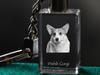 Pembroke Welsh Corgi - Crystal Key Ring with Dog Photo, Illuminated Key Ring, Unique Gift by Art-Dog Brand