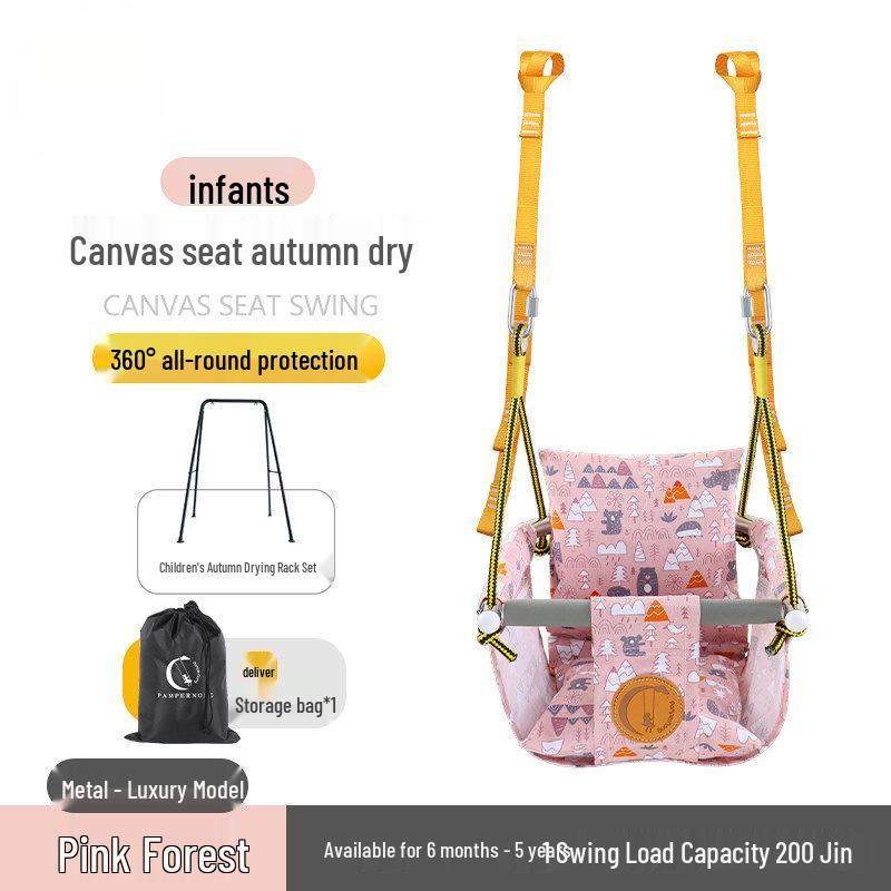 Pure Cotton Baby & Infant Hanging Basket Chair for Indoor/Outdoor Use