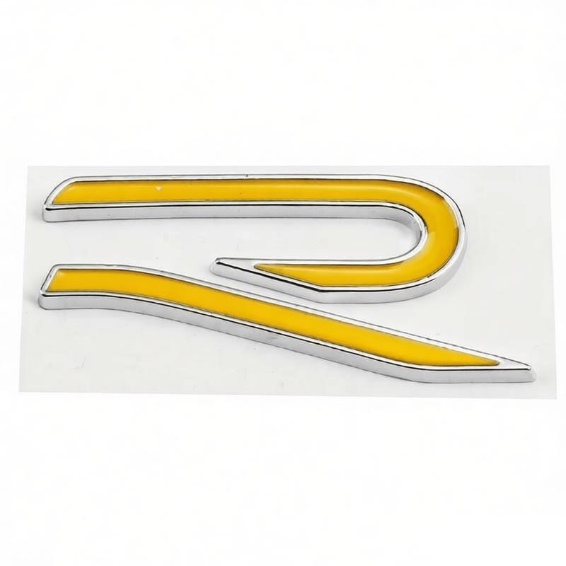ear1 Metal for Volkswagen VW R Emblem Tiguan Bora GOLF POLO PASSAT CC T-CROSS Touran Jetta Arteon MK6 Car Grille Emblem Modification