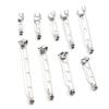 20pcs 14 17 19 20 25 32 38mm 316 Stainless Steel Brooch Clip Pins Safety Brooch Settings Blank For DIY Jewelry Making Supplies
