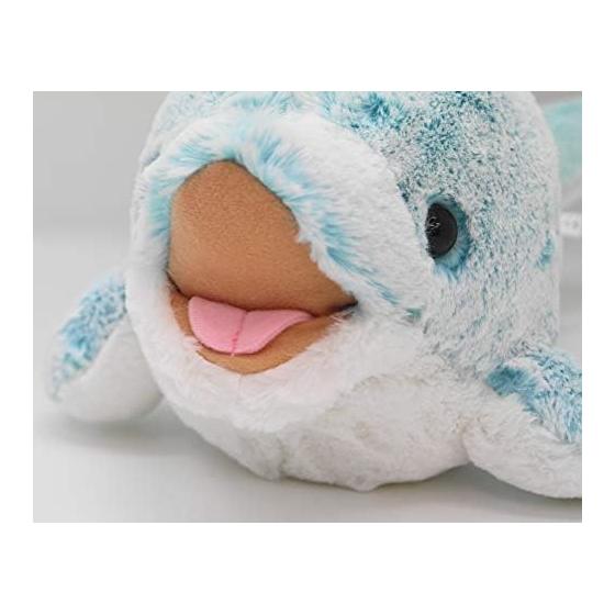 Aurora World Plush Powder Kids Dolphin Light Blue
