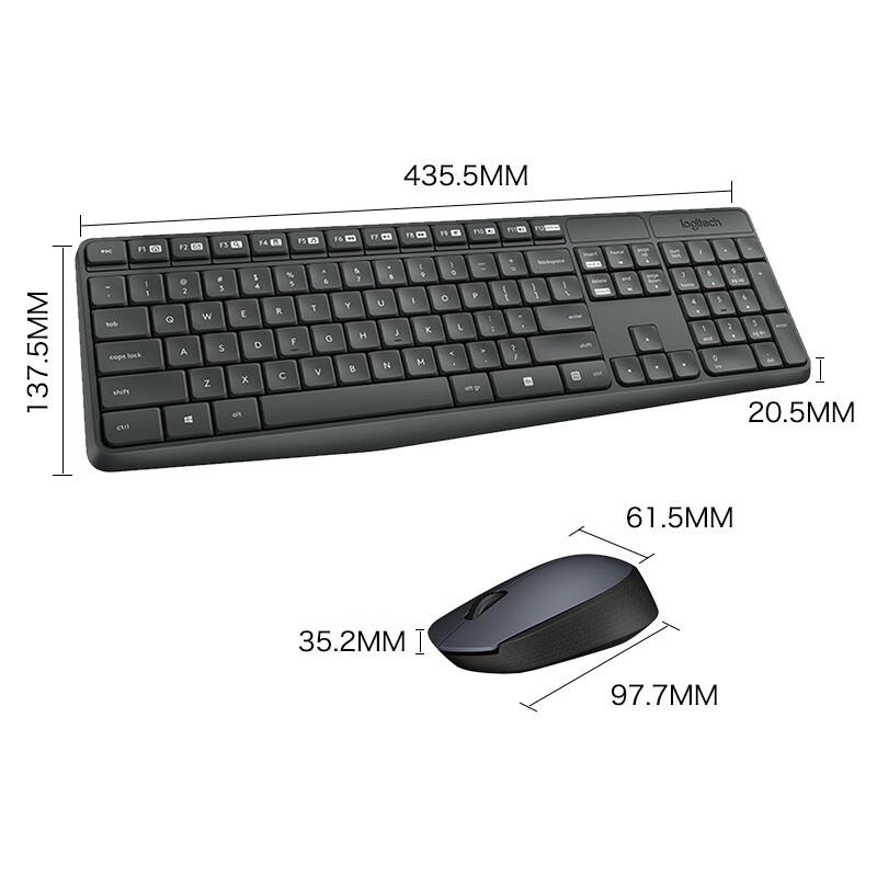 

Logitech MK235 Wireless Keyboard and Mouse Combo